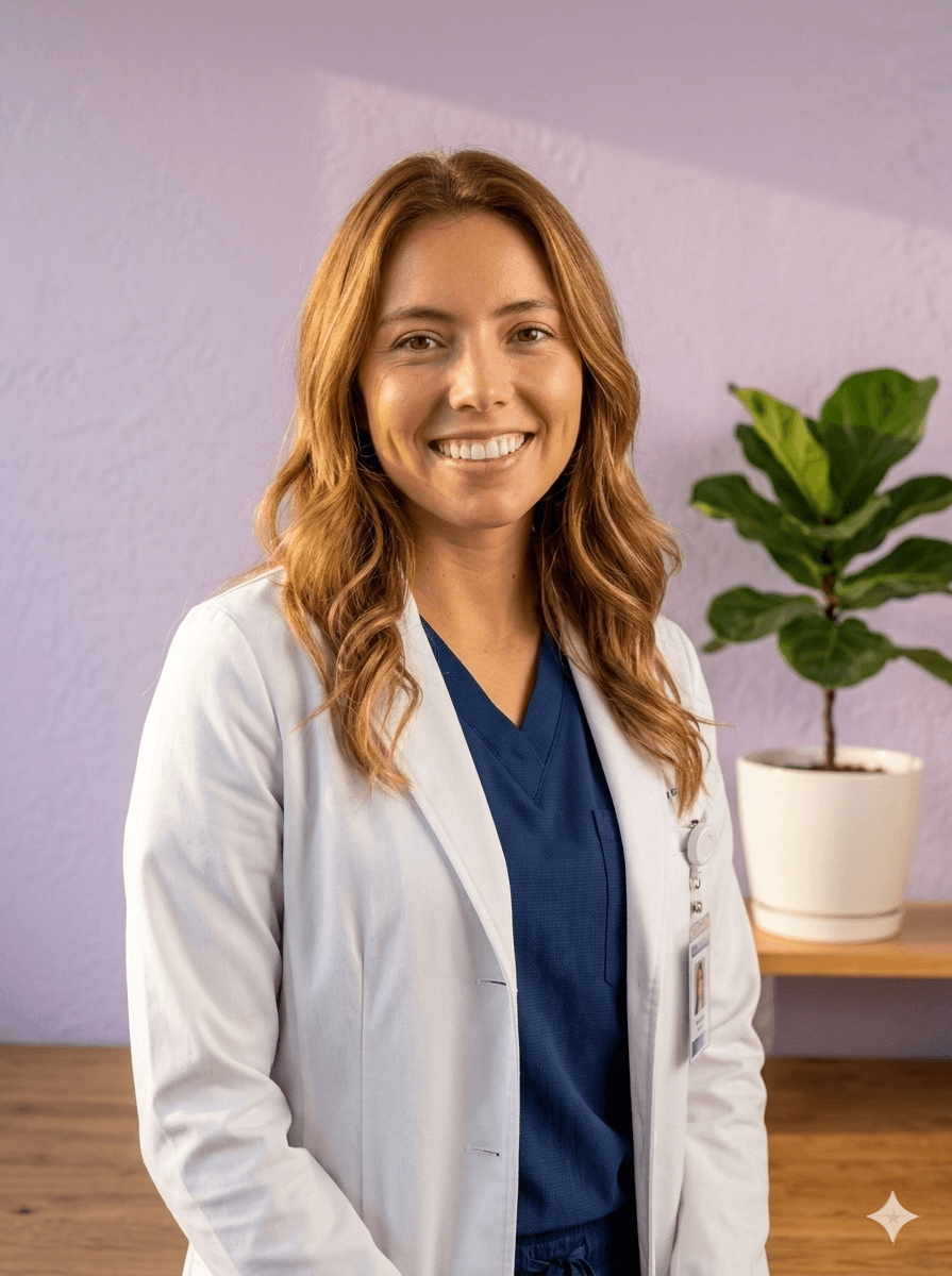 Doctora del board de Daisies sonriendo de frente